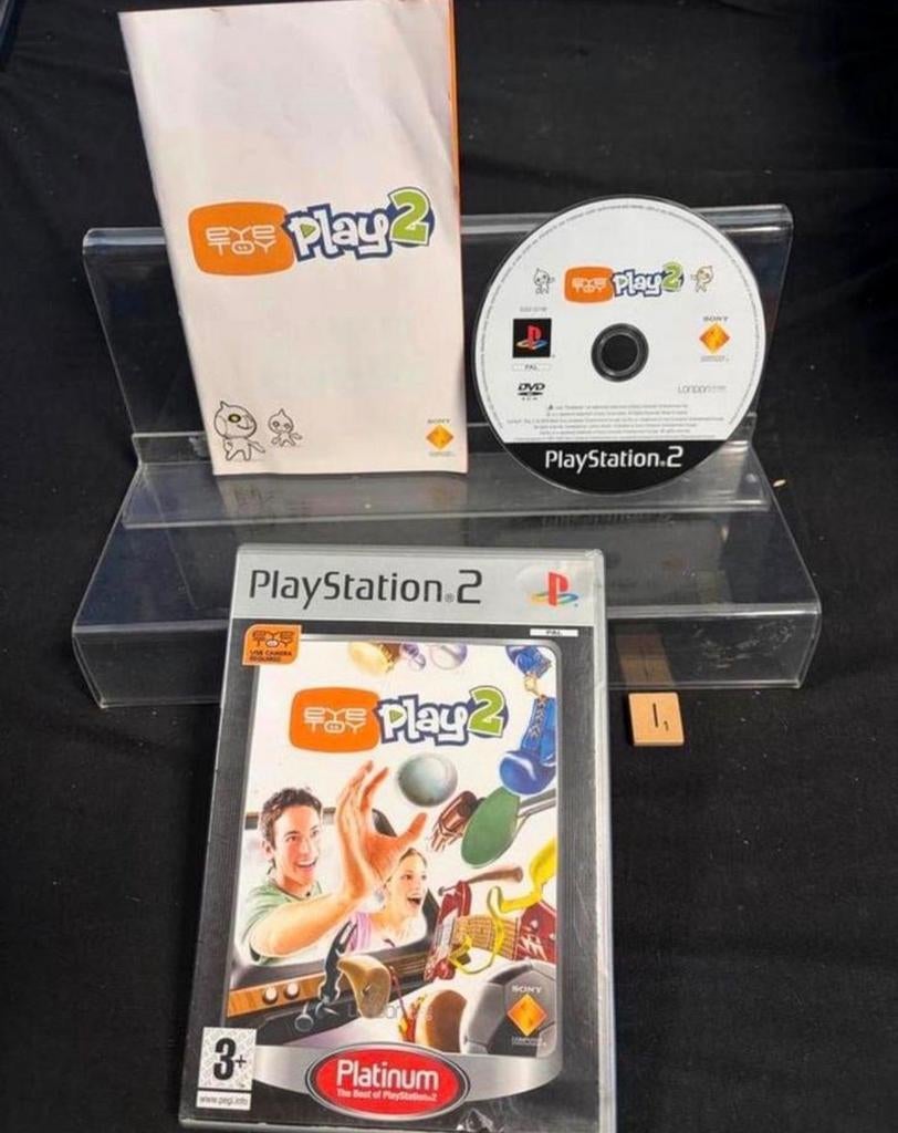 EyeToy Play 2 - PlayStation 2 (PS2) - Platinum Editie, Support@playstation.com, Eén computer, Zo goed als nieuw, Overige genres