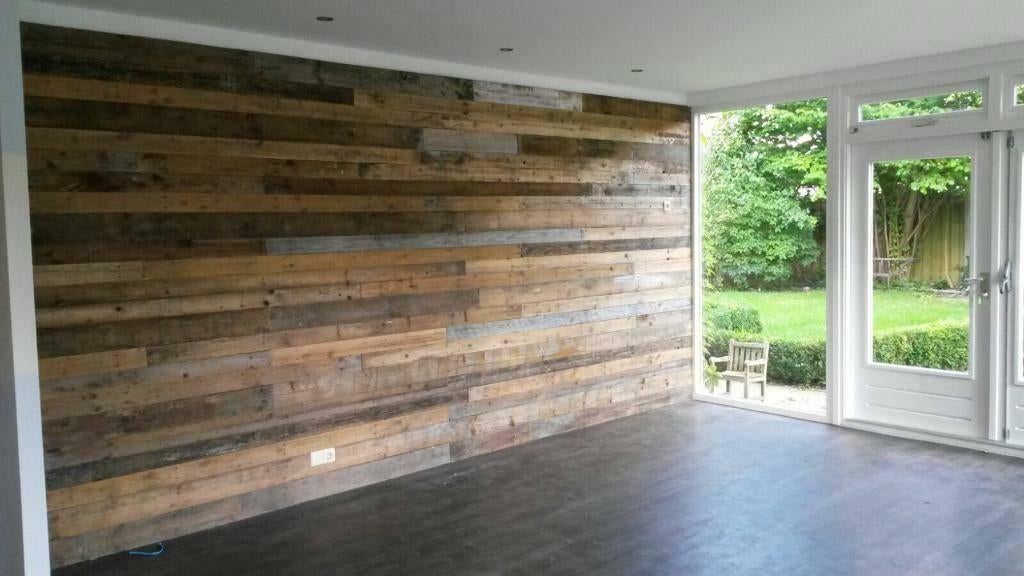 Sloophouten planken, voor vloeren, wanden, plafond, Doe-het-zelf en Verbouw, Ophalen, 30 cm of meer, Gebruikt, 50 tot 150 cm