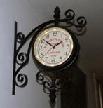 Klassiek Stationsklok KENSINGTON, 20 cm. verlichting erin., Ophalen of Verzenden, Zo goed als nieuw, Analoog, Wandklok