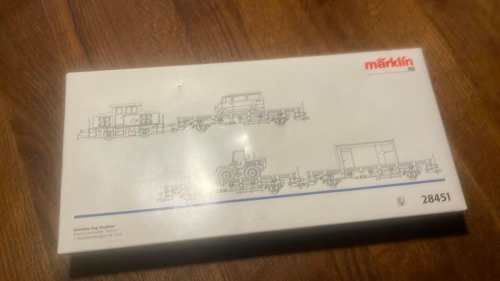 Marklin 28451 Strukton set ongebruikt, Hobby en Vrije tijd, Modeltreinen | H0, Wisselstroom, Treinset, Ophalen of Verzenden, Zo goed als nieuw