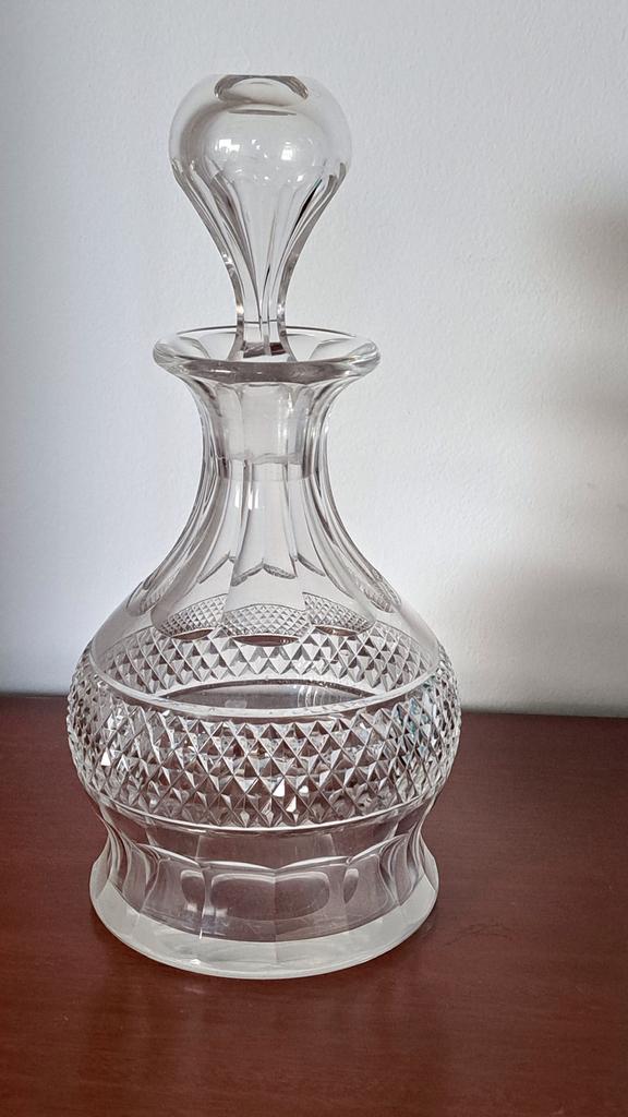 Prachtige Kristallen karaf , ca 1900, Antiek en Kunst, Antiek | Glas en Kristal, Ophalen
