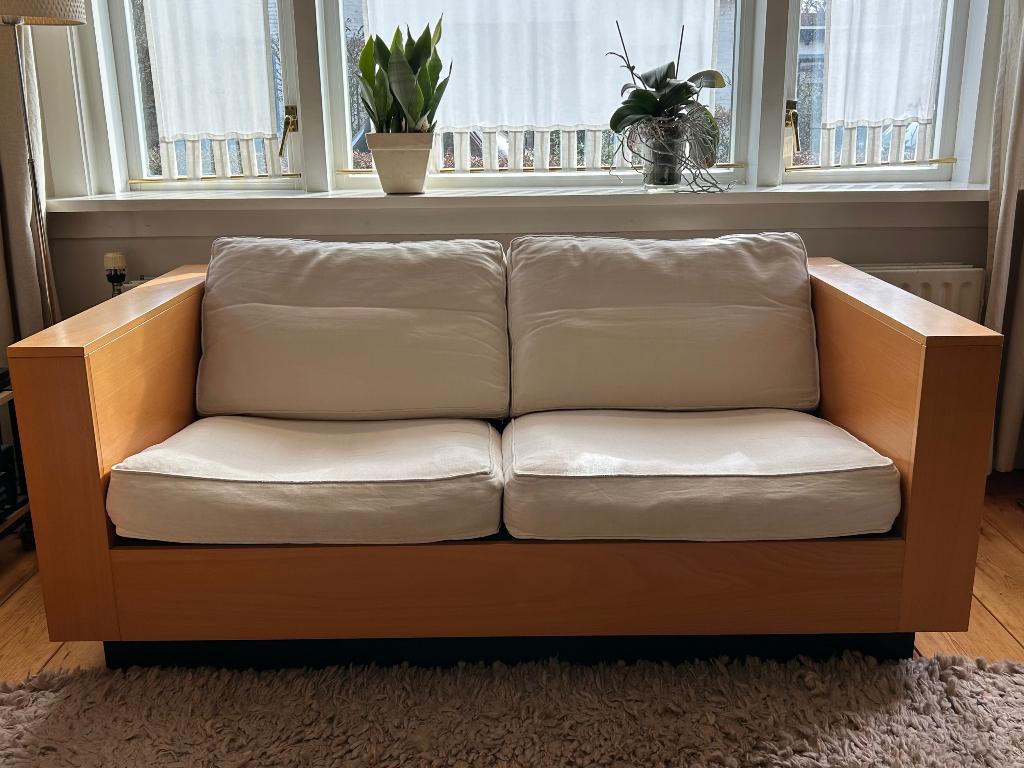 Kubusbank en -fauteuil Jan des Bouvrie, Ophalen, Gebruikt, Overige maten, Modern, tijdloos