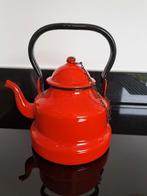 Rood Emaille Keteltje, Ophalen of Verzenden