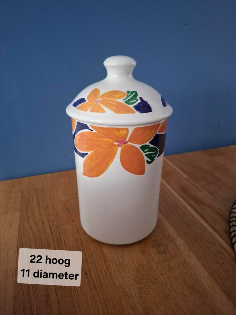 Vintage Voorraadpot Casual Dining MaryAnn Baker, Ophalen of Verzenden, Zo goed als nieuw, Voorraadpot, Steen/keramiek