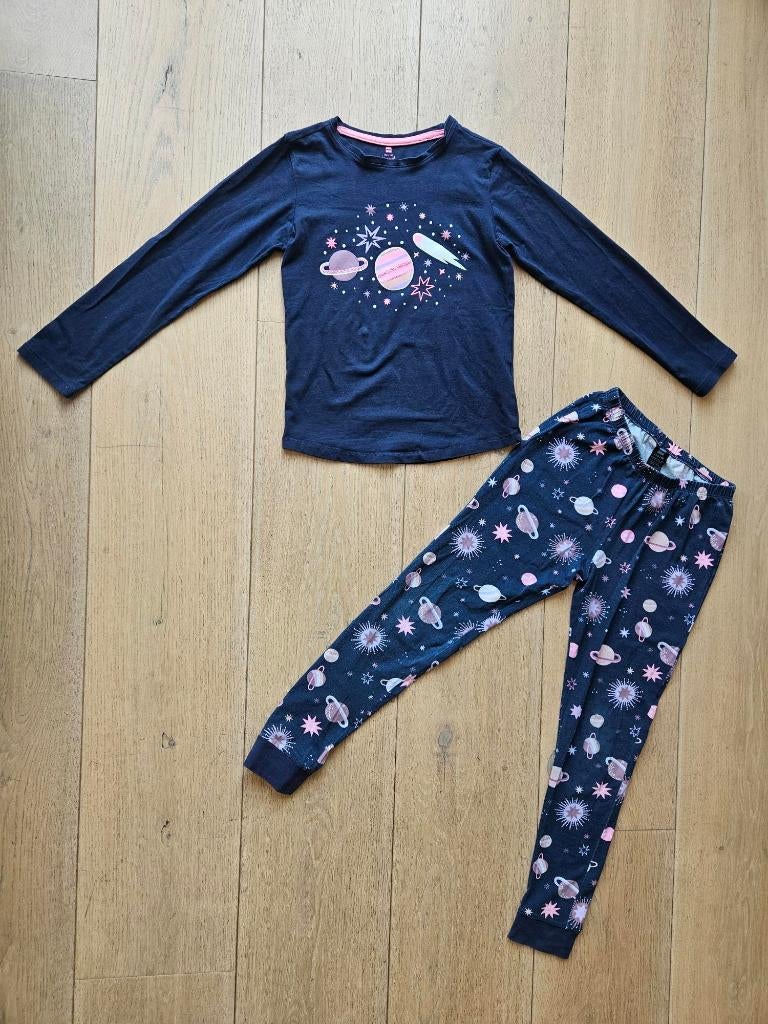 Pyjama maat 134/140 van Hema, Nacht- of Onderkleding, Gebruikt, Meisje, Ophalen of Verzenden