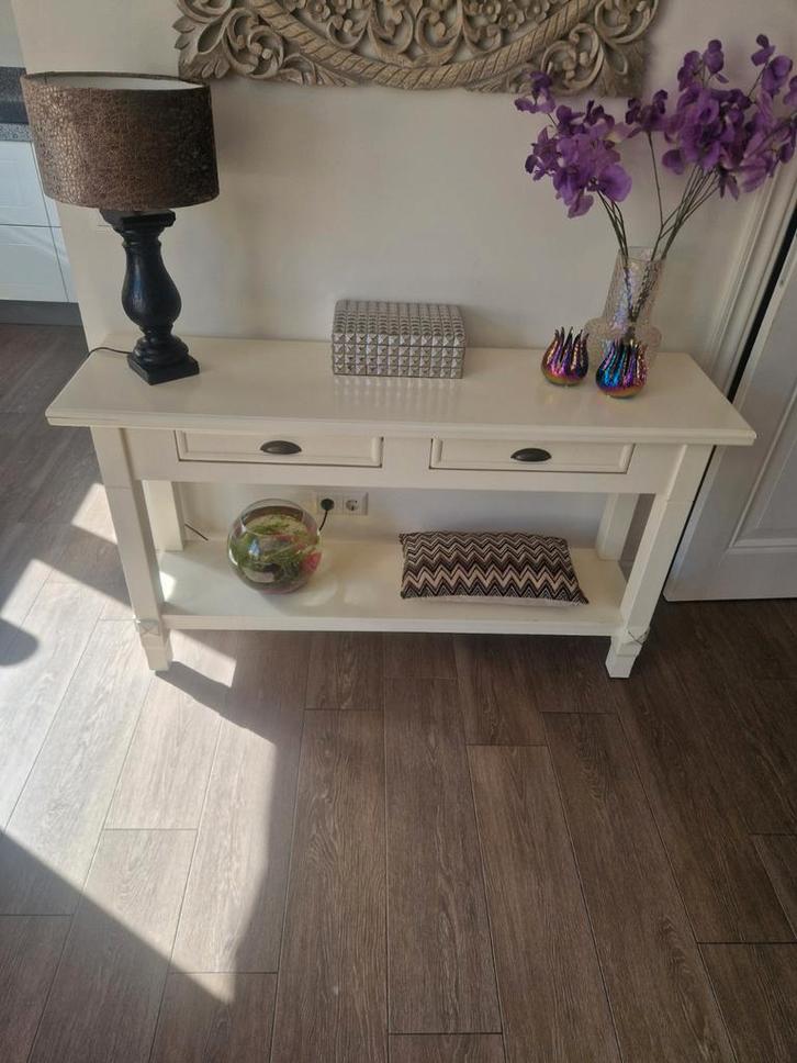 Sidetable landelijk / haltafel / wandtafel, Huis en Inrichting, Tafels | Sidetables, Zo goed als nieuw, 25 tot 50 cm, 100 tot 150 cm