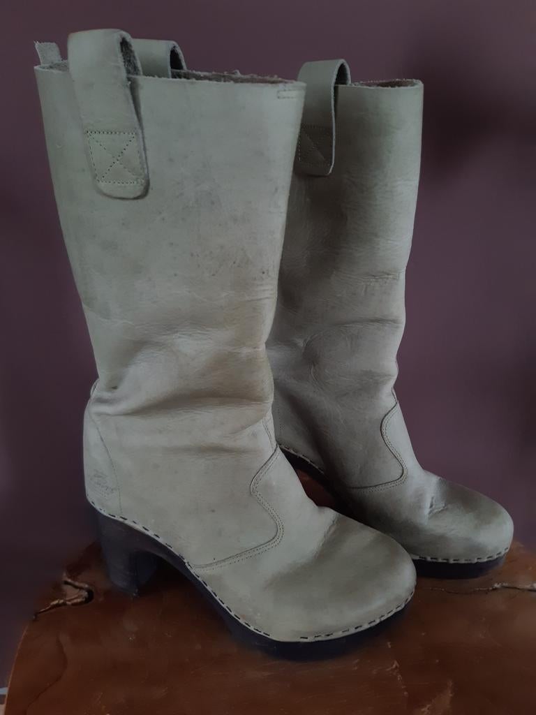 Clumpy's hoge laarzen maat 37 pistache kleur NIEUW, Hoge laarzen, Clumpy's, Nieuw, Ophalen of Verzenden