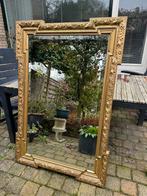 Antieke Franse vergulde spiegel, Ophalen, Rechthoekig, 50 tot 100 cm, 100 tot 150 cm