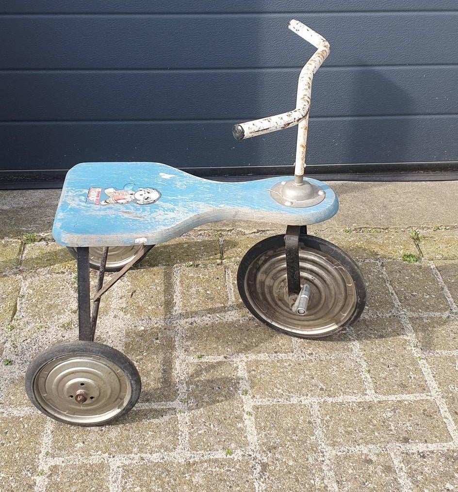 Retro kinderfietsje, Fietsen en Brommers, Fietsen | Kinderfietsjes, Ophalen, Zijwieltjes, Gebruikt, Onbekend