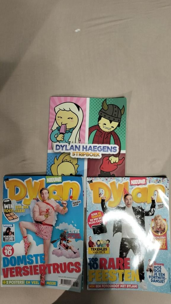 Dylan Haegens Stripboek en Tijdschriften Bundel, Boeken, Stripboeken, Meerdere stripboeken, Ophalen of Verzenden, Zo goed als nieuw