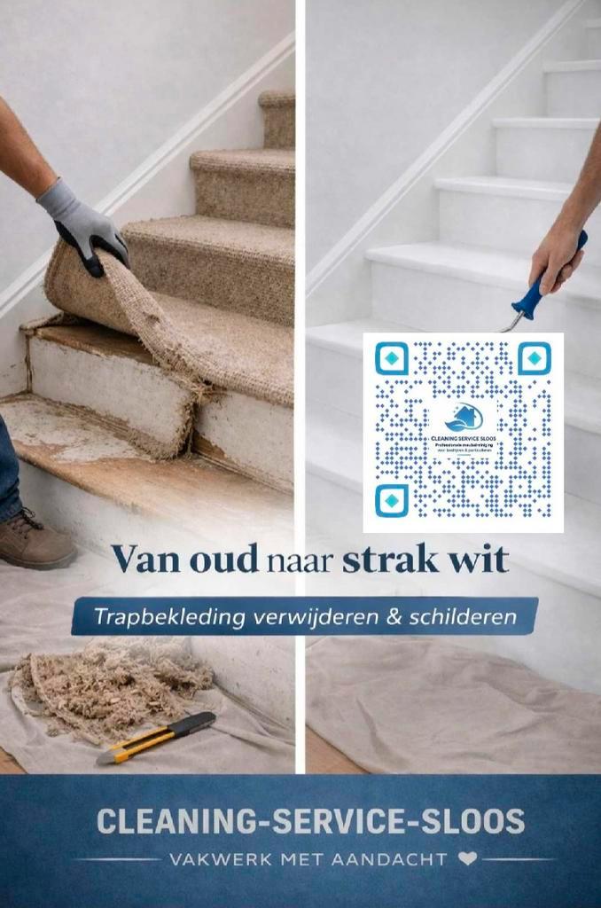 Trapbekleding verwijderen + schilderen, Vacatures, Vacatures | Bouwnijverheid, Vanaf 10 jaar, Overige vormen, 33 - 40 uur