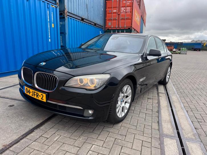 BMW 7-Serie 3.0 I 740 AUT 2009 Zwart, Auto's, BMW, Particulier, 7-Serie, ABS, Achteruitrijcamera, Airbags, Airconditioning, Alarm