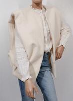 ISABEL MARANT oversized ecru wollen waistcoat maat 34 ZGAN, Ophalen of Verzenden, Zo goed als nieuw, Maat 34 (XS) of kleiner, Beige