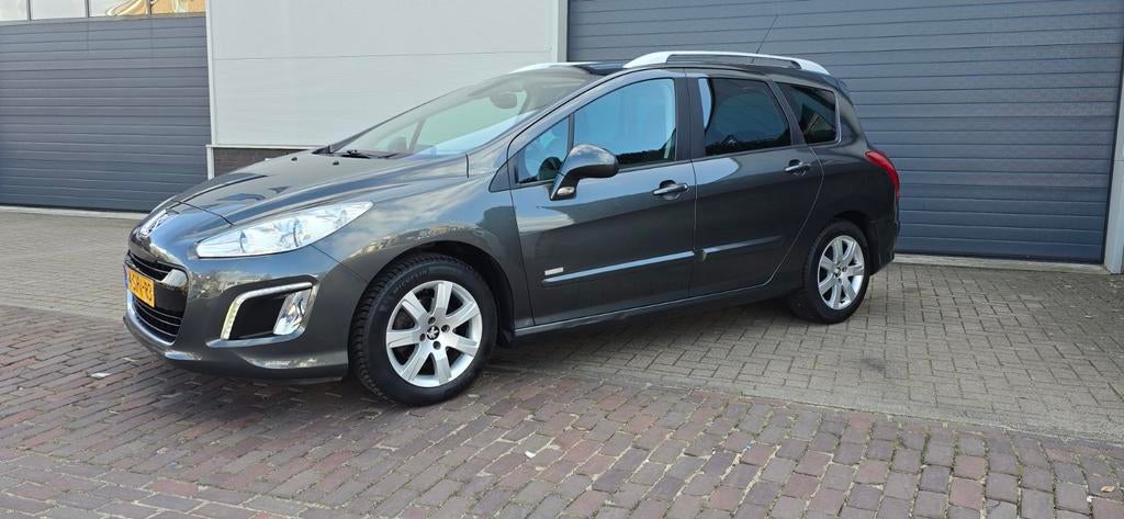 Peugeot 308 1.6 VTI 16V SW 7P 2013 Grijs,nw apk, Auto's, Voorwielaandrijving, Stof, Zwart, 4 cilinders
