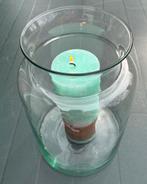 Grote glazen vaas, pot of kaarsenhouder, Ophalen, Overige kleuren, Minder dan 50 cm, Glas