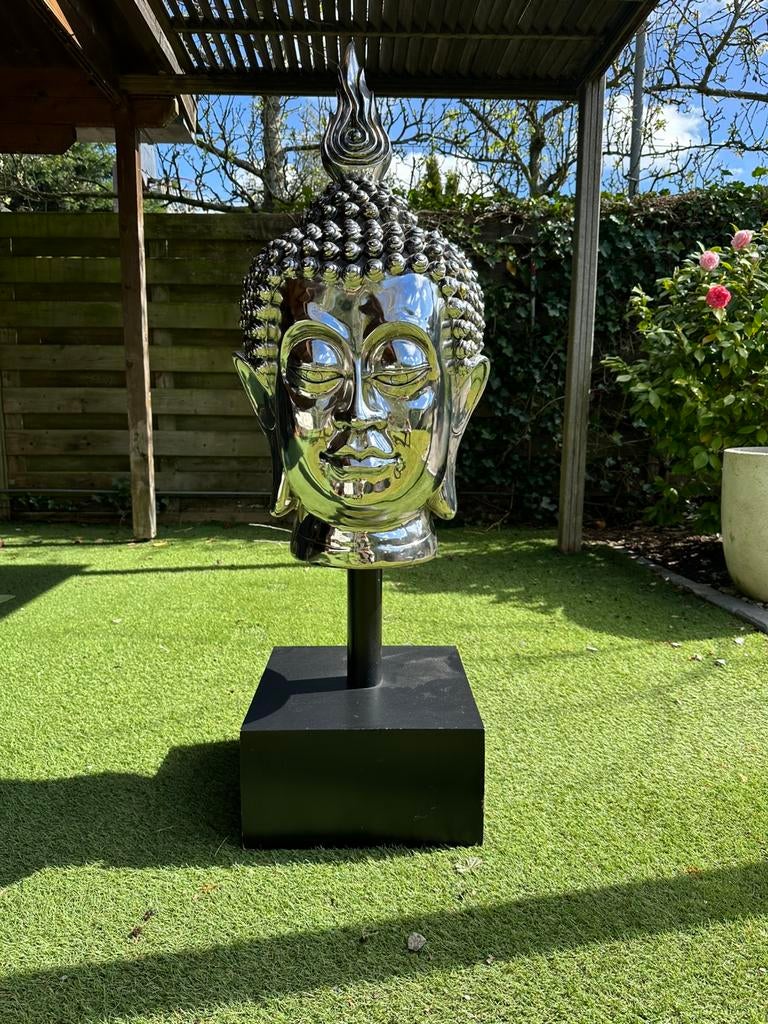 Grote Boedha zilverkleur, Ophalen, Gebruikt