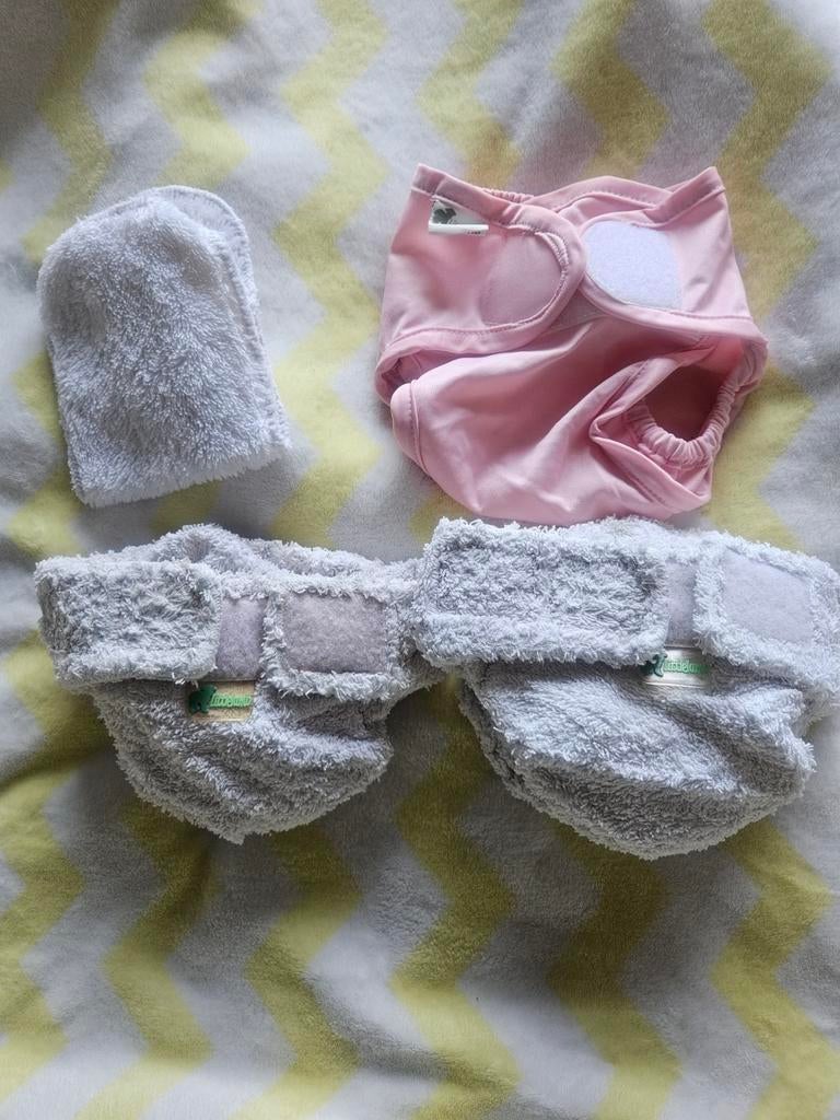 Setje wasbare luiers little lamb, Kinderen en Baby's, Ophalen of Verzenden, Gebruikt