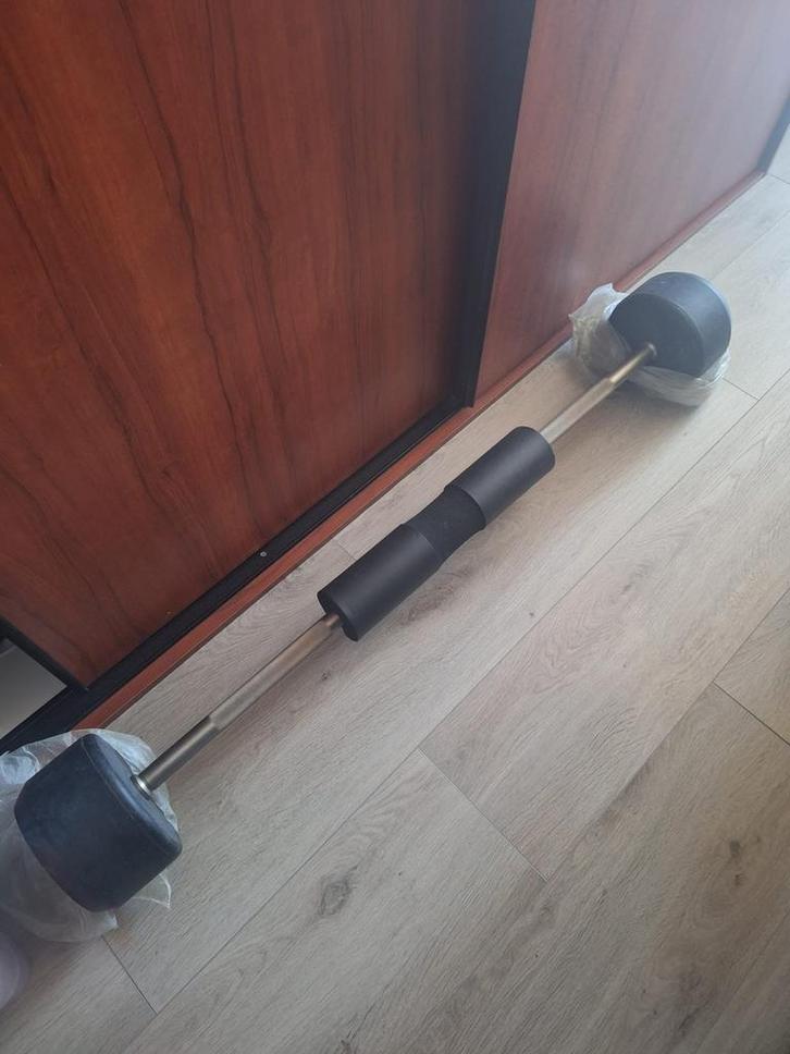 Hastings Professional Barbell - 45 kg, Sport en Fitness, Fitnessmaterialen, Zo goed als nieuw, Halterstangen, Armen, Benen, Borst