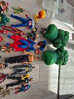Superhelden actiefiguren en Hulk handschoene, Ophalen of Verzenden