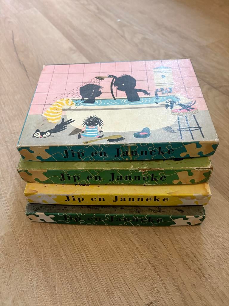 Jip en Janneke puzzels - Vintage, Ophalen of Verzenden, Meer dan 50 stukjes, 6 jaar of ouder