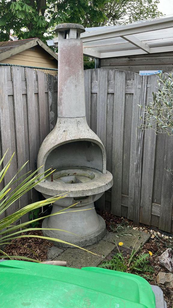 Betonnen tuinhaard / buitenhaard, Tuin en Terras, Tuinhaarden, Ophalen of Verzenden, Gebruikt