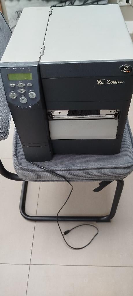 Zebra Z6M Plus Labelprinter, Computers en Software, Labelprinters, Niet werkend, Etiket, Tape-label, Ophalen of Verzenden