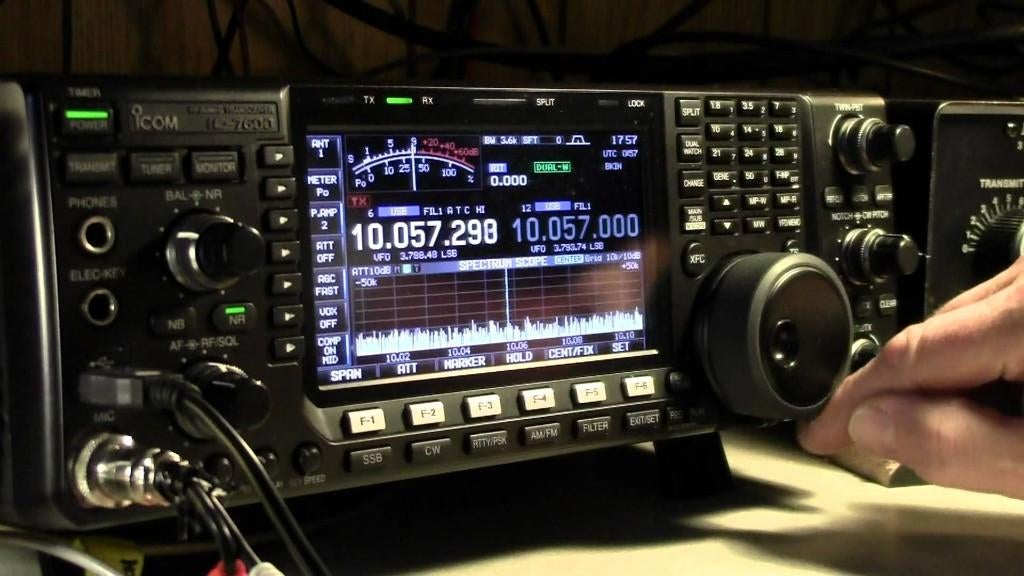 Icom IC-7600 HF Transceiver nette uitvoering 3 mnd Garant, Telecommunicatie, Zenders en Ontvangers, Ophalen of Verzenden, Gebruikt