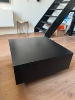 Zwarte salontafel (blok) van vidaXL - prima staat, Ophalen, Overige materialen, Gebruikt, Vierkant