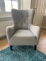 Fauteuil, licht grijs, Ophalen, Gebruikt, 75 tot 100 cm, Stof