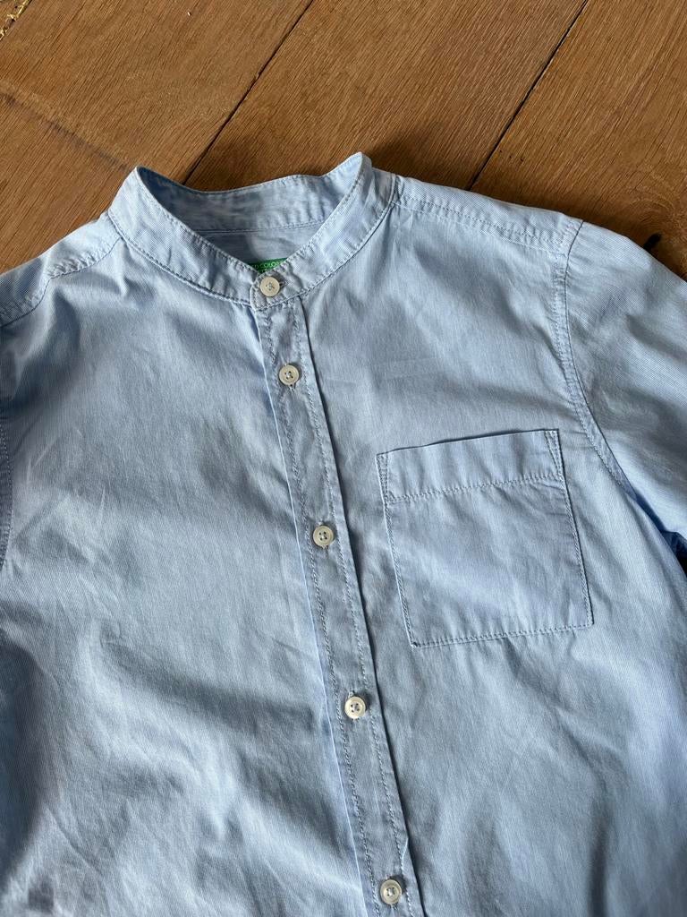 Benetton blouse, Ophalen of Verzenden, Zo goed als nieuw, Jongen of Meisje, Overhemd of Blouse