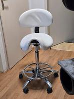 Ponny Specialist Tabouret - Ergonomische Zadelkruk Wit, Huis en Inrichting, Bureaustoelen, Ophalen, Gebruikt, Wit, Bureaukruk