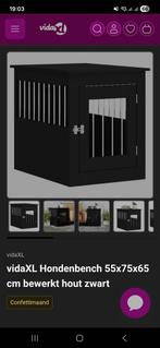 Zeer mooie hondenbench 55 x 75 x 65, Ophalen, Zo goed als nieuw, 75 tot 110 cm, 65 tot 100 cm