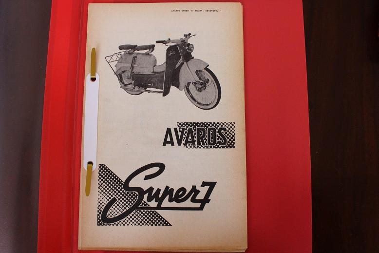 Avaros Super 7 werkplaats instructies / onderdelen boekje, Ophalen of Verzenden