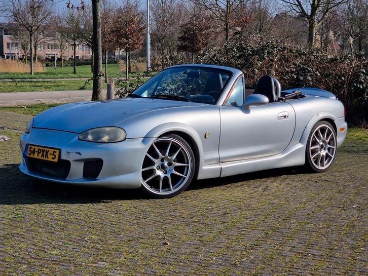 Mazda MX-5 NBFL zonder APK, Auto's, Mazda, Particulier, MX-5, Benzine, Cabriolet, Handgeschakeld, Zilver of Grijs, Zwart, Leder