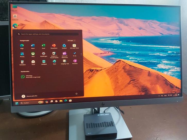 mini pc 12cm Teclast / i3 Windows 11 met TPM 2.0 Zgan, Computers en Software, Desktop Pc's, Zo goed als nieuw, Ophalen of Verzenden