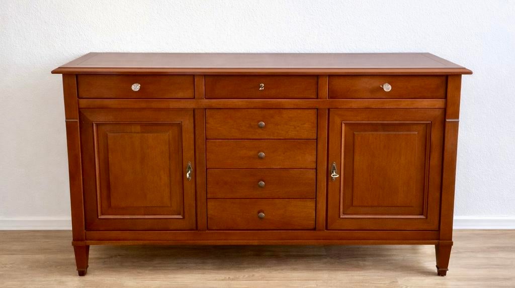 Kersenhouten dressoir, 100 tot 150 cm, Ophalen of Verzenden, Zo goed als nieuw, Kersenhout