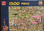 Jan van Haasteren - Paardenrace Puzzel - 1500 Stukjes, Ophalen of Verzenden, 500 t/m 1500 stukjes, Zo goed als nieuw, Legpuzzel