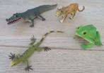 Dierfiguren: krokodil, panter, salamander, kikker, Ophalen of Verzenden, Zo goed als nieuw, Jongen of Meisje