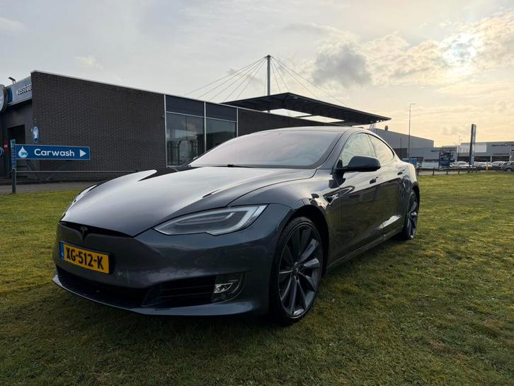 Tesla Model S 2018 Grijs, Auto's, Tesla, Bedrijf, Model S, 360° camera, 4x4, ABS, Achteruitrijcamera, Adaptieve lichten, Adaptive Cruise Control