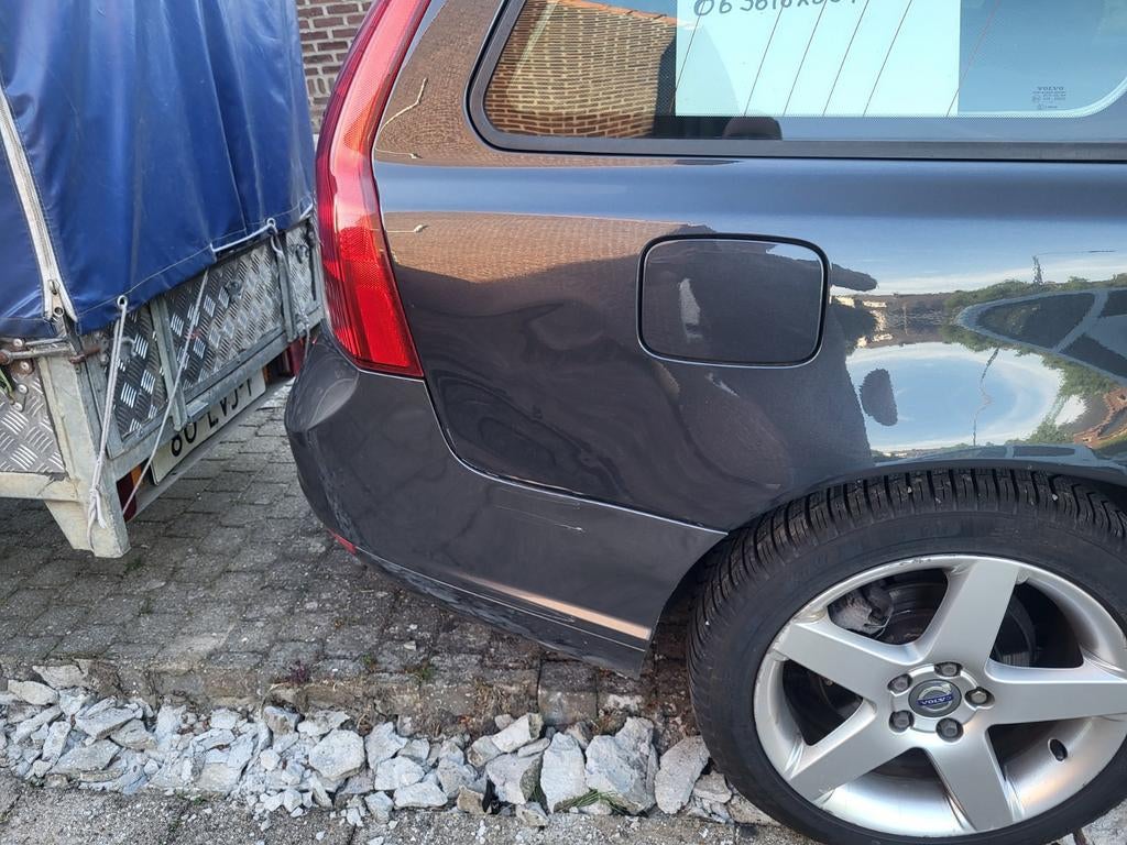 Volvo V50 2.0 Flexifuel 2010 Grijs, Auto's, Zwart, 4 cilinders, 1283 kg, Leder en Stof