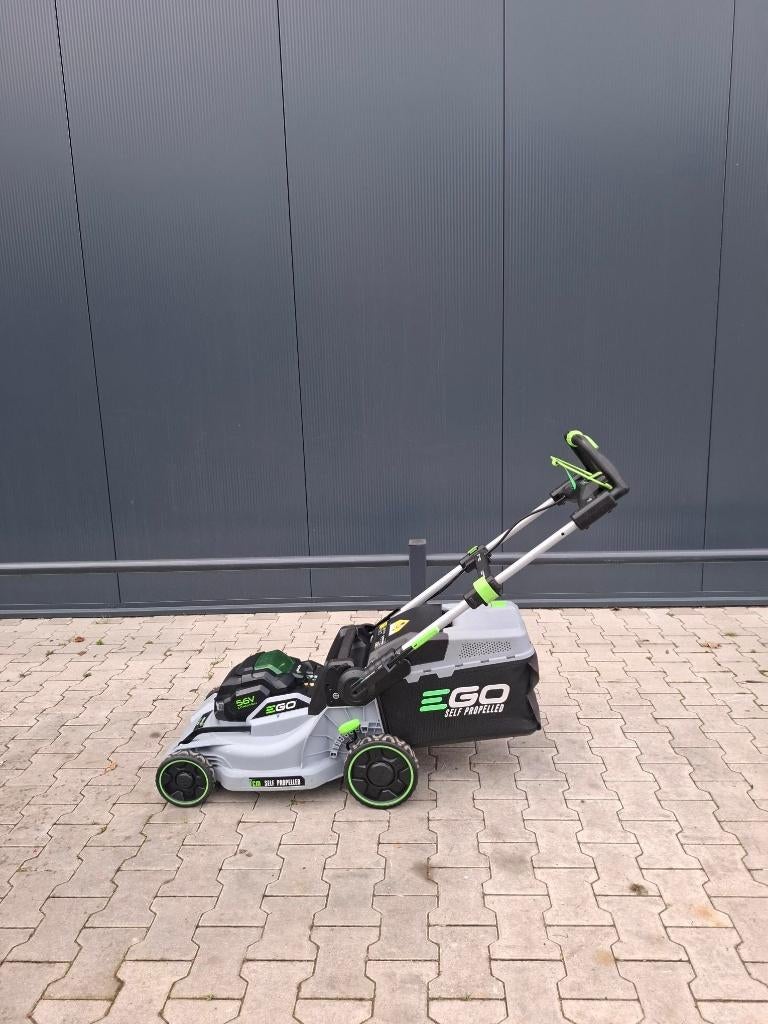 EGO LM1900 accu gazonmaaier 47 cm tool, Tuin en Terras, Grasmaaiers, Ophalen, Cirkelmaaier, Gebruikt, EGO