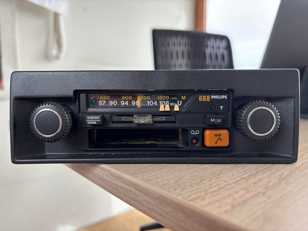 Philips 22AC688 autoradio cassette recorder, Auto diversen, Autoradio's, Gebruikt, Ophalen of Verzenden