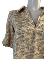Yaya shirt S, Beige, Ophalen of Verzenden, Zo goed als nieuw, Korte mouw
