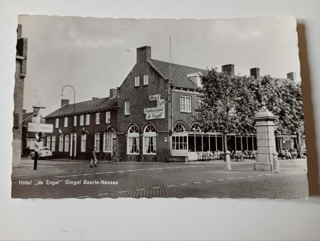 Baarle Nassau Hotel De Engel 1969, Verzamelen, Ophalen of Verzenden, 1960 tot 1980, Gelopen, Noord-Brabant