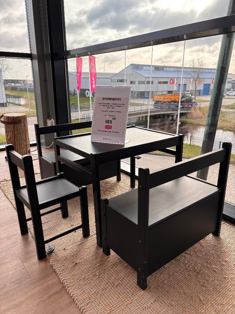 Europe Baby Basic Peuter Set, Kinderen en Baby's, Kinderkamer | Tafels en Stoelen, Ophalen of Verzenden, Zo goed als nieuw, Tafel(s) en Stoel(en)