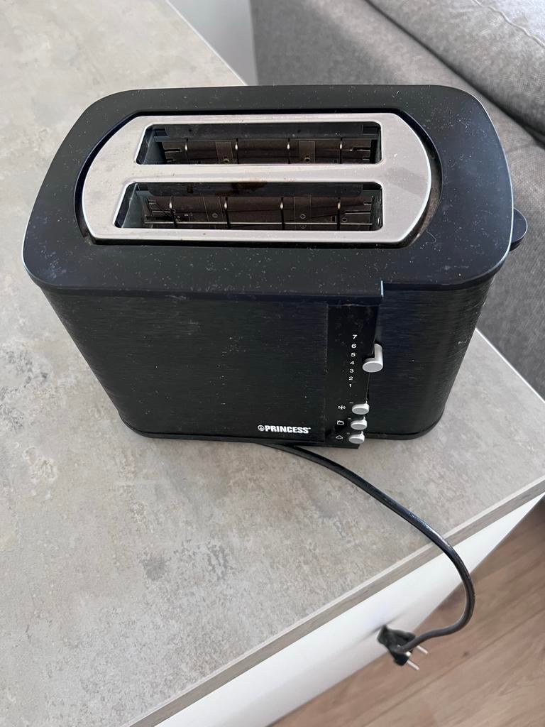 Princess Broodrooster (2 sleuven) - Goed werkend, Ophalen, Gebruikt, Uitneembare kruimellade