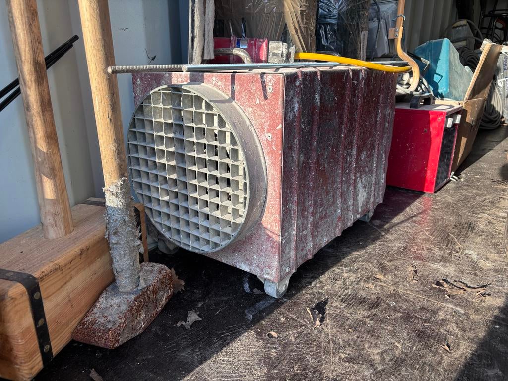 bouwdroger heater verwarming 12kw krachtstroom 380, 30 tot 80 cm, Gebruikt, Overige typen, Minder dan 60 cm