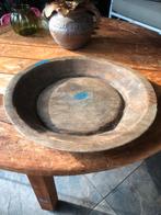 Houten schaal, Ophalen of Verzenden, Zo goed als nieuw, Rond, Hout