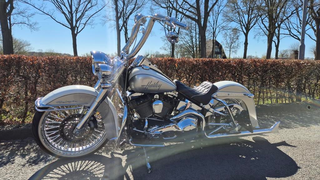 Zeer mooie Harley Davidson  FLSTNI Softtail De Luxe Mexican, Motoren, Motoren | Harley-Davidson, 2 cilinders, Occasion, Chopper