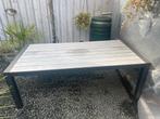 Tuintafel Antraciet Aluminium en Polywood blad 100x74x202, Tuin en Terras, Ophalen, Zo goed als nieuw, Rechthoekig, Aluminium